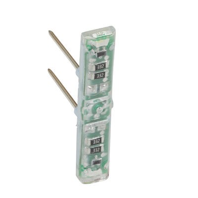Voyant témoin 12V , 24V ou 48V Mosaic Easy-Led brochable - LEDs blanches Legrand 067689L