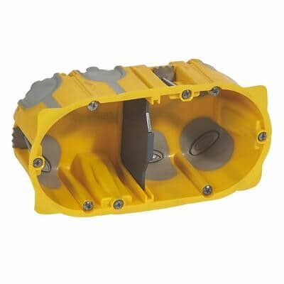 Boîte multipostes Ecobatibox 2 postes ou 4 à 5 modules - profondeur 50mm Legrand 080032
