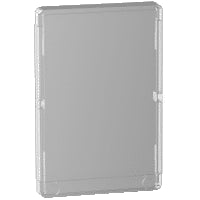 porte Resi9 styl transparente coffret 13 modules - 4 rangées Schneider Electric R9H13428