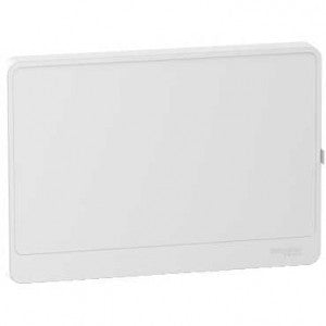 Resi9 - porte styl blanche coffret 18 modules 1 rangée Schneider Electric R9H18421