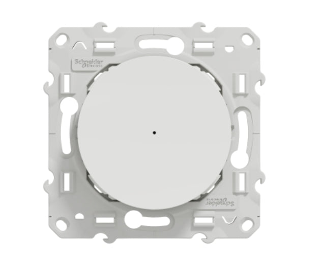 Wiser Odace - variateur poussoir - 2 fils - zigbee - blanc Schneider Electric S520522W