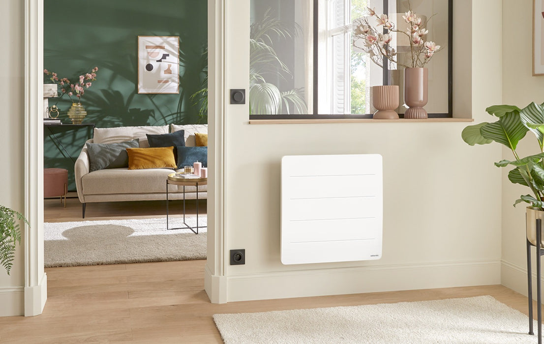 Radiateur électrique Nirvana Néo 1250W connecté - horizontal blanc - Atlantic 529917