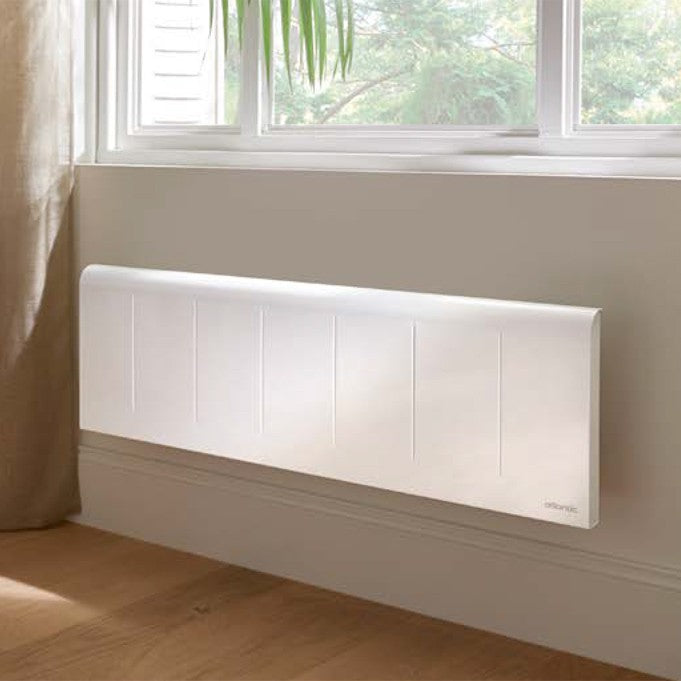 Radiateur électrique Nirvana Néo 1000W connecté - plinthe blanc - Atlantic 529922