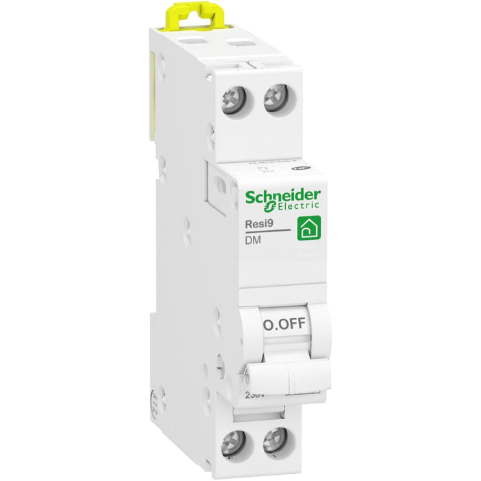 Resi9 - disjoncteur modulaire - 1P+N - 6A - courbe C peignable - Schneider Electric R9PFC606