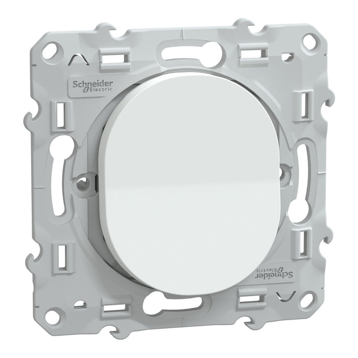 Schneider Ovalis interrupteur va et vient blanc - S320204