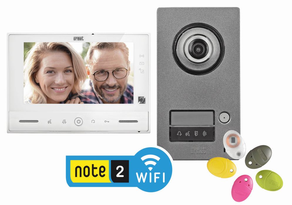 Kit interphone vidéo Note 2 wifi - Urmet 1723/95