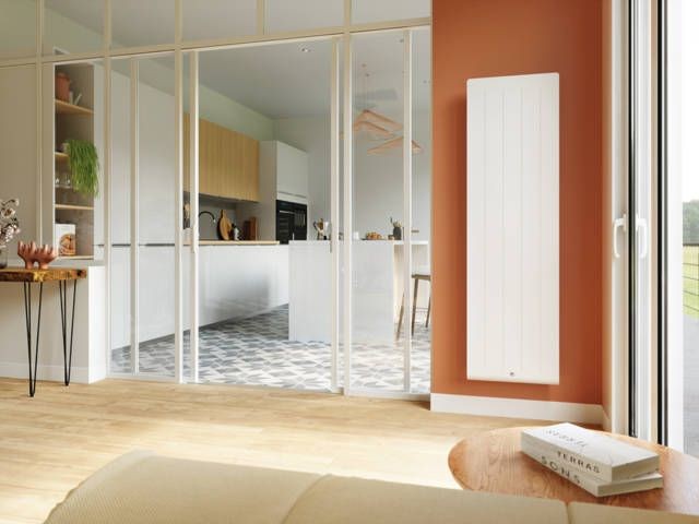 Radiateur électrique Kenya 4  - 1500W chaleur douce vertical blanc - Thermor 414726