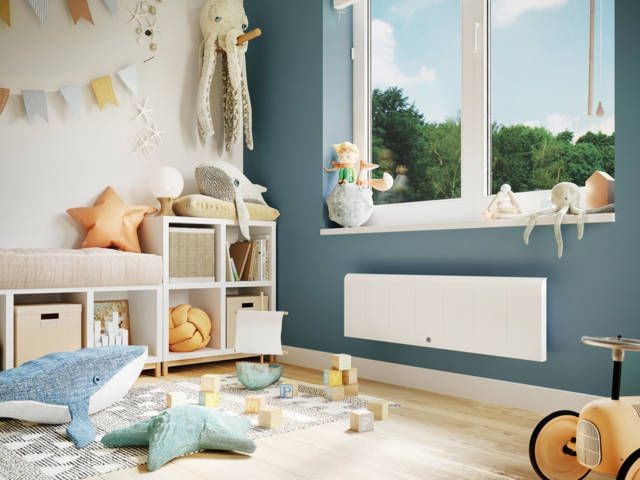 Radiateur électrique Kenya 4  - 1000W chaleur douce plinthe blanc - Thermor 414723