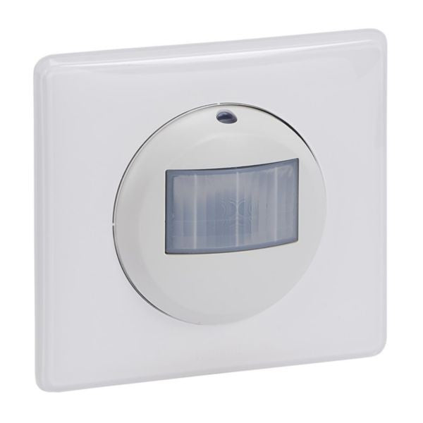 Détecteur mural de mouvement autonome ECO1 Céliane 2 fils sans Neutre 100W LED complet plaque blanche Legrand 048896A