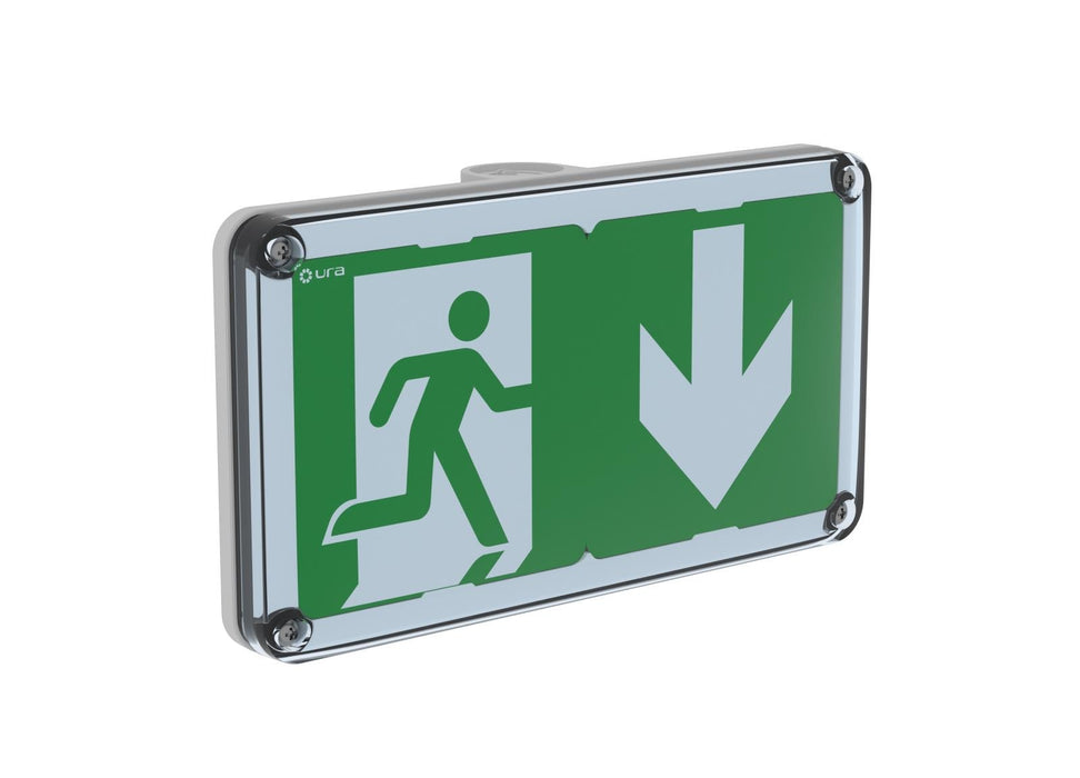 Bloc de sécurité - BAES à LED d'évacuation 45 lm 1H SATI IP66 - URA 117517V