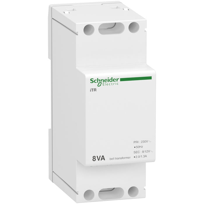 transformateur de sonnerie et ronfleur 8va 230vca - 8-12vca Schneider A9A15216