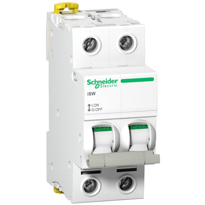 Interrupteur sectionneur 2P Acti9 iSW 63A 415VAC - Schneider A9S65263