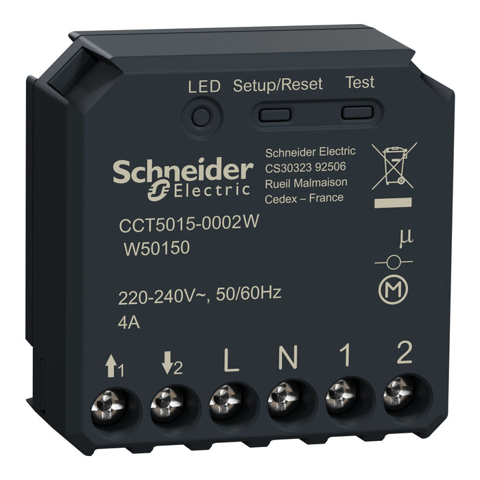 Wiser - micromodule encastré - ZigBee - pour volet roulant - Schneider CCT5015-0002W