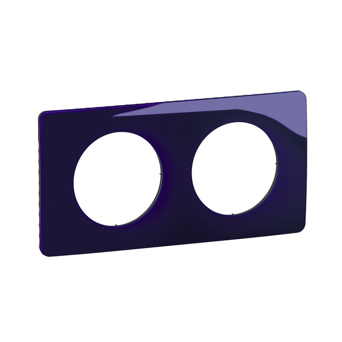 Céliane - plaque de finition 2 postes bleu de four - Legrand CP0302