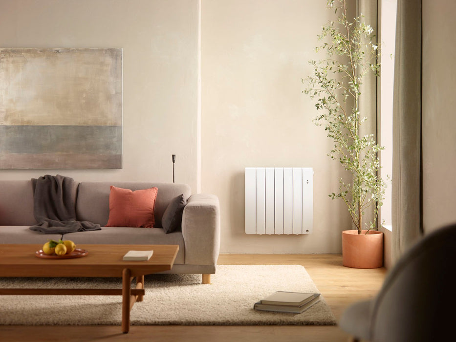 Radiateur électrique à inertie Bilbao 4 connecté - 2000W horizontal blanc - Thermor 493826