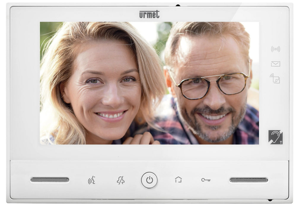 Moniteur supplémentaire pour kit Note 2 blanc - Urmet 1723/97