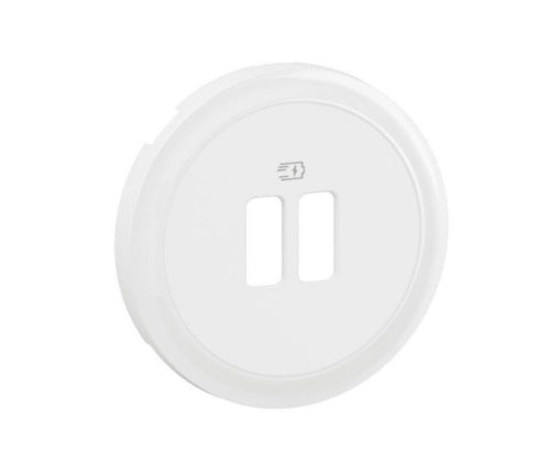 Céliane - enjoliveur prise chargeur USB simple ou double - Legrand CB0154