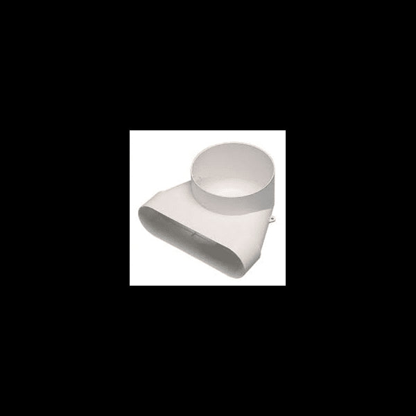 Minigaine coude mixte vertical - 60x200 D125mm - ALDES 11023975