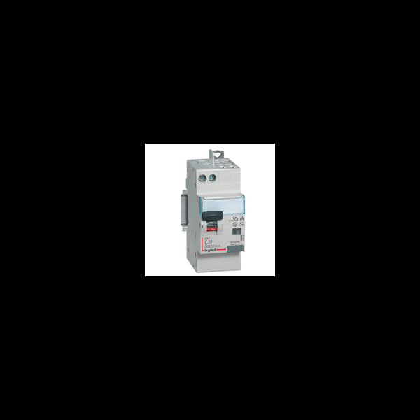LEGRAND disjoncteur différentiel DX³ 4500 vis/auto U+N 230V 40A Type AC 30 mA 6 kA Courbe C 2 modules 410721