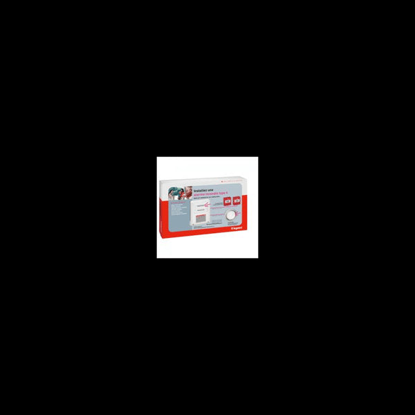 Tableau d'alarme incendie de type 4 230V 1 boucle prêt-à-poser - Legrand 140563