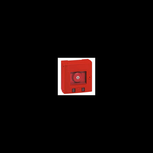 Coffret de sécurité ''bris de glace'' coup de poing rouge avec voyant saillie 038009