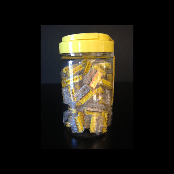 Bornes de connexion jaune 5 entrées 2.5mm² EUROHM 70055