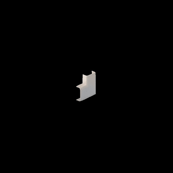Angle plat moulure 12x20mm blanc HAGER ATA122059016
