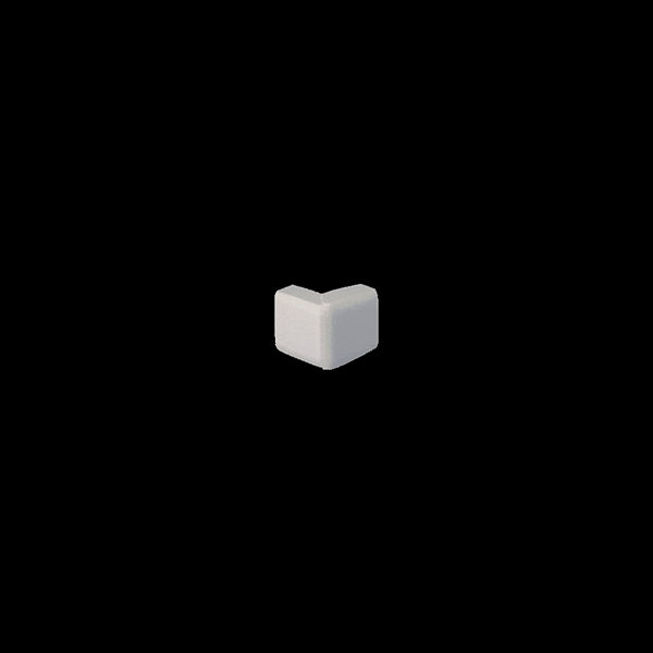 Angle extérieur variable 16x30mm blanc HAGER ATA16303/9016