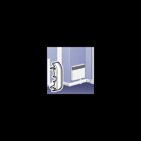 Embout pour plinthe DLPLUS blanc 80x20 mm Legrand 033744