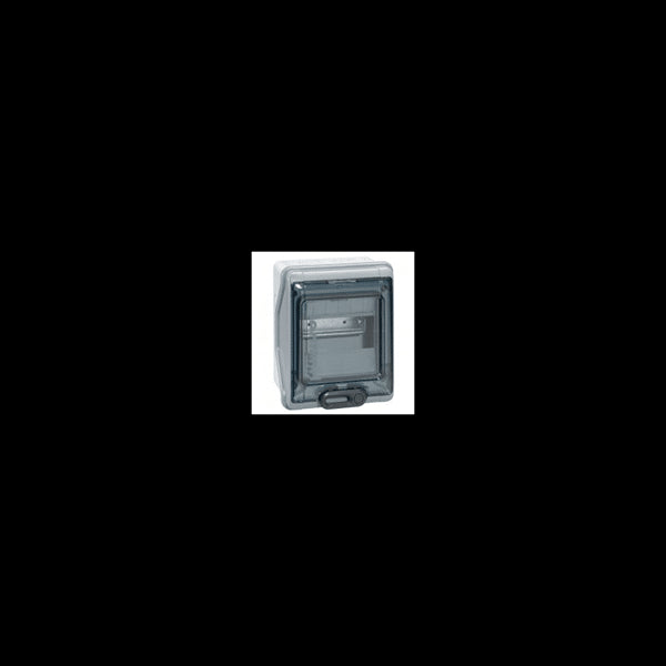 Coffret Plexo 6 modules étanche IP 65/IK 09 Gris 001906