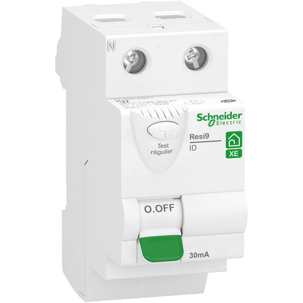 Schneider Electric Resi9 XE interrupteur différentiel 2P 40A 30mA Type A R9ERA240