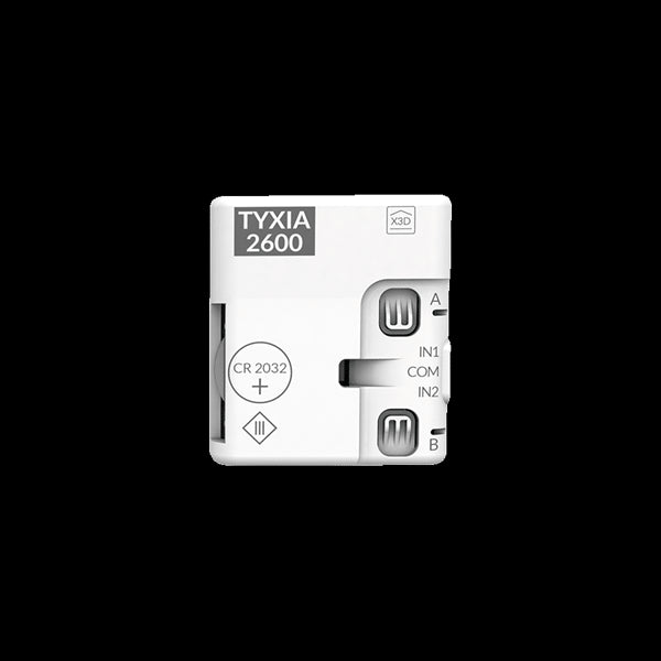 Emetteur pile nanomodule Tyxia 2600 - X3D 2 voies multifonction - Delta Dore 6351399