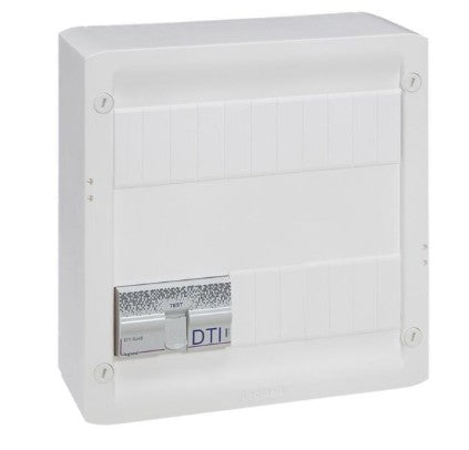 Tableau de communication VDI avec brassage - équipé et précâblé 4 prises RJ45 - Legrand 413218
