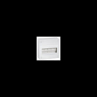 Coffret cache-bornes 8/9 modules blanc 001308