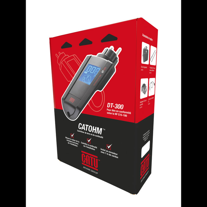 Contrôleur CATOHM mesureur de boucle de Terre CATU DT300