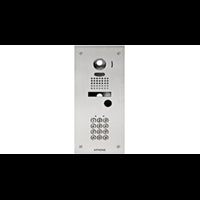Façade inox 2mm encastrée avec claviers pour kits JKS et platine JKDVF KJKF