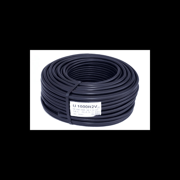 Câble rigide industriel couronne de 100m 5G2.5mm² R02V5G2.5