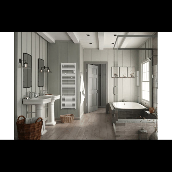Sèche-serviettes électrique Riva 4 - 500W blanc satin - Thermor 471259