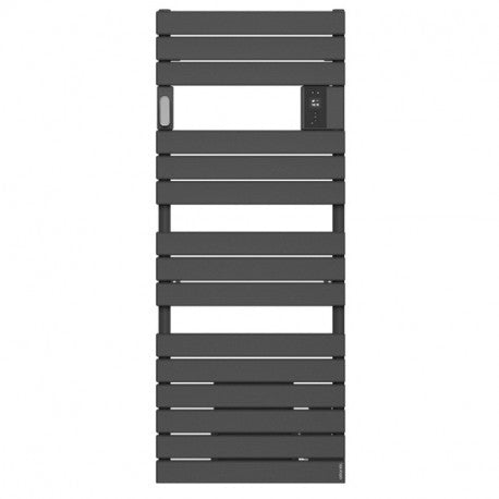Sèche serviette connecté Adélis 1500W - digital Anthracite avec soufflerie - ATLANTIC 861552