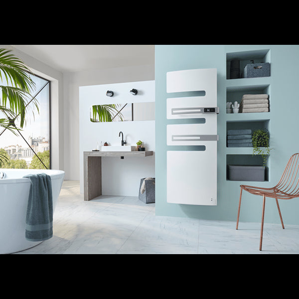 Atlantic sèche-serviettes Serenis 1500W connecté blanc Carat mât à gauche 850492