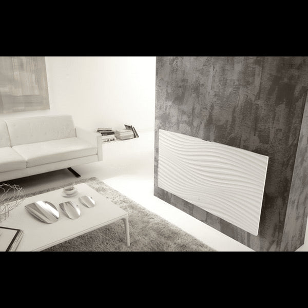 Radiateur Irisium 1000W pilotage intelligent connecté horizontal blanc - Atlantic 603110