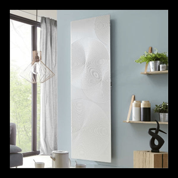 Radiateur électrique Irisium connecté 1000W blanc vertical serenity Atlantic 604213