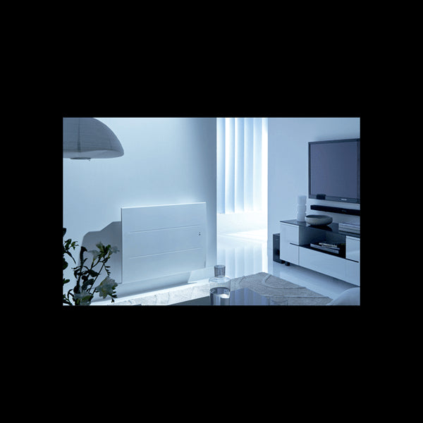 Radiateur électrique connecté Oniris 750W - pilotage intelligent horizontal blanc - Atlantic 503907