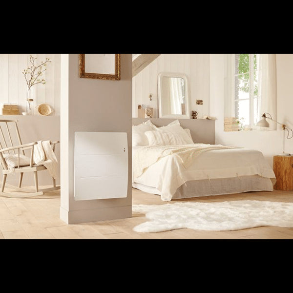 Radiateur électrique AGILIA 1250 W connecté blanc horizontal - Atlantic 503112