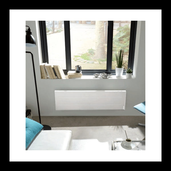 Radiateur Oniris 1500W plinthe - pilotage intelligent connecté blanc - Atlantic 602115