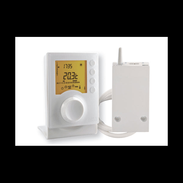 Thermostat programmable Radio pour chaudière ou PAC non réversible TYBOX 1137 DELTA DORE 6053064