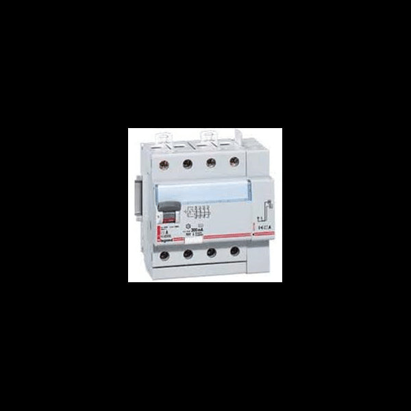 Interrupteur différentiel DX3-ID 4PG 40A type AC 30MA TGA LEGRAND 411652