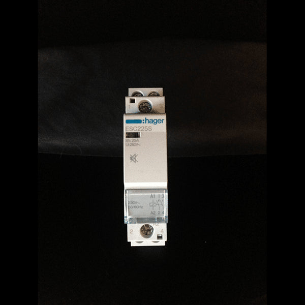 Contacteur Silencieux 25A 2F 230V HAGER ESC225S