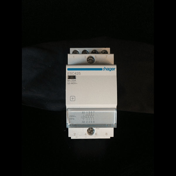 Contacteur 25A 4F 230V HAGER ESC425
