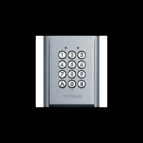 Clavier anti vandalisme saillie - rétro-éclairé 100 codes - 2 relais Aiphone AC10S